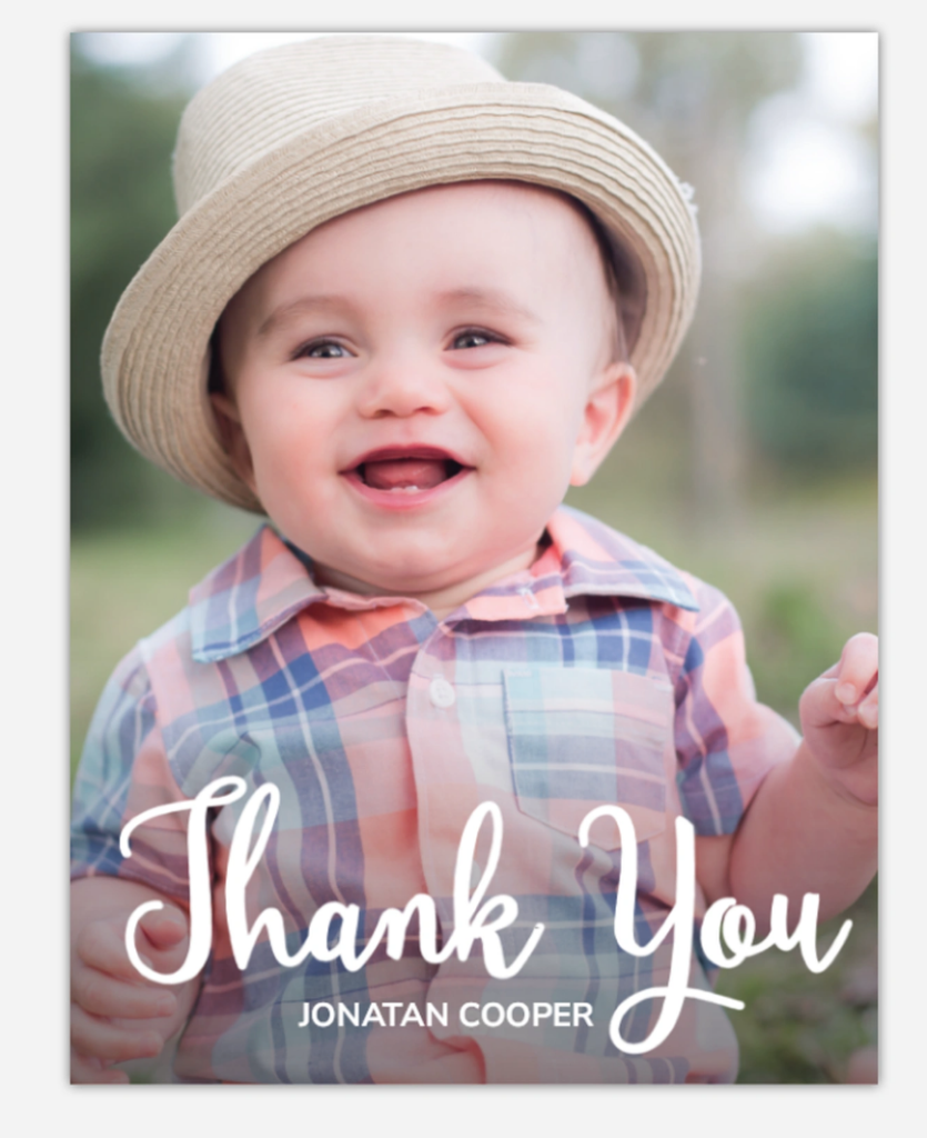 custom everyday thank you cards